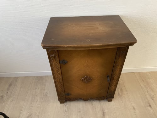 Antiek trap naaimachine