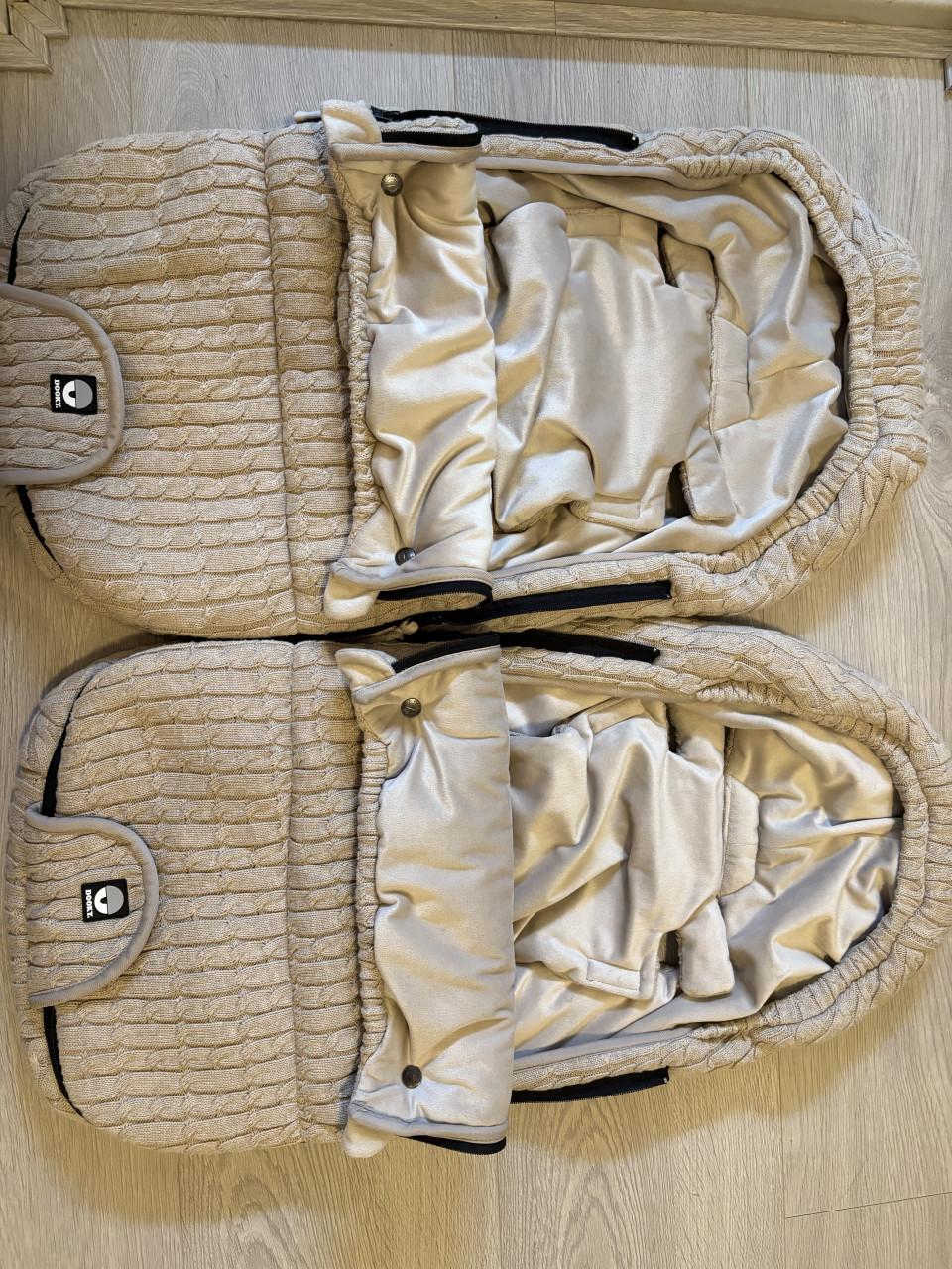 2 mooie voetenzakken voor de maxicosi