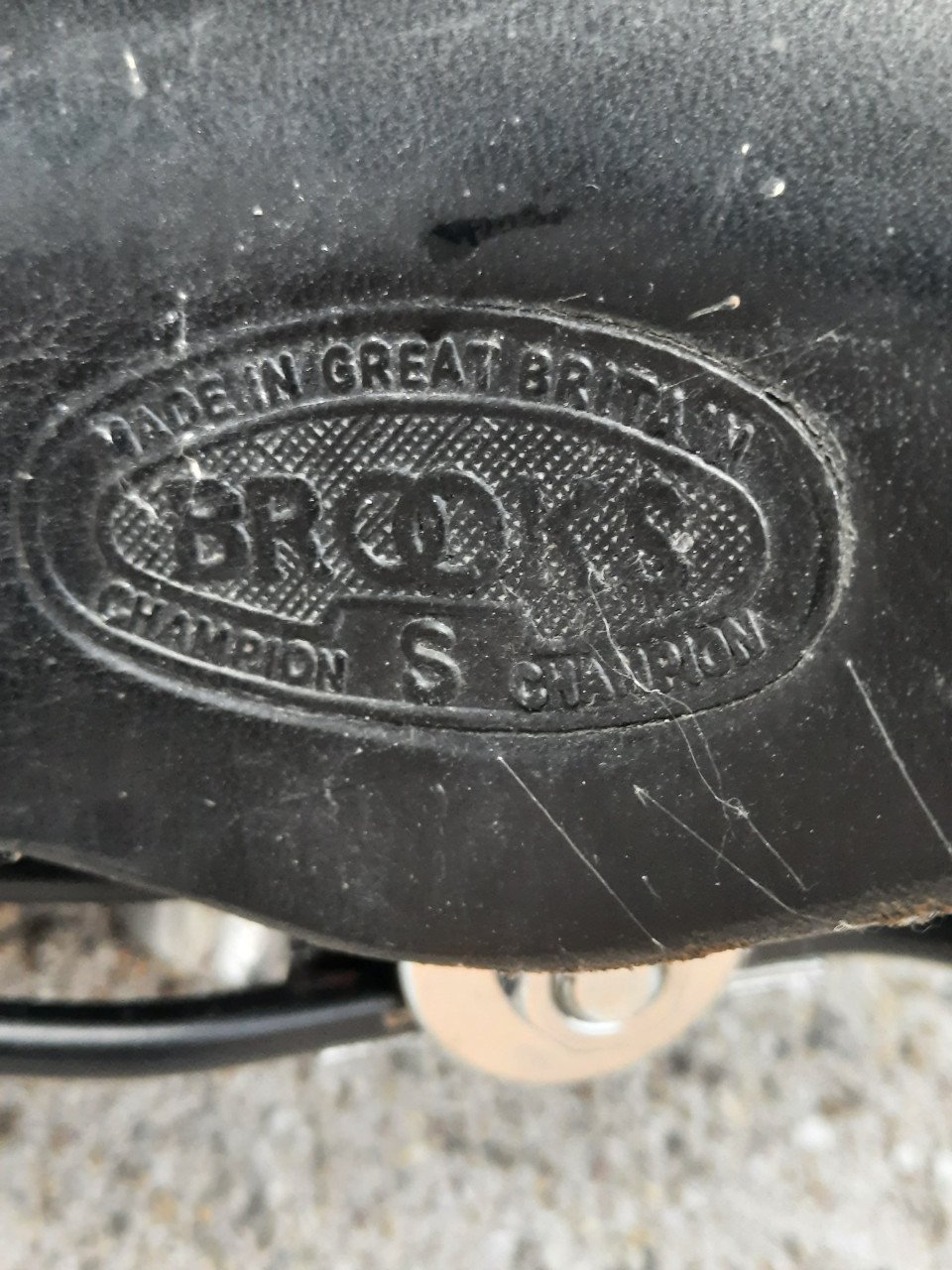 Leren brooks fietszadel
