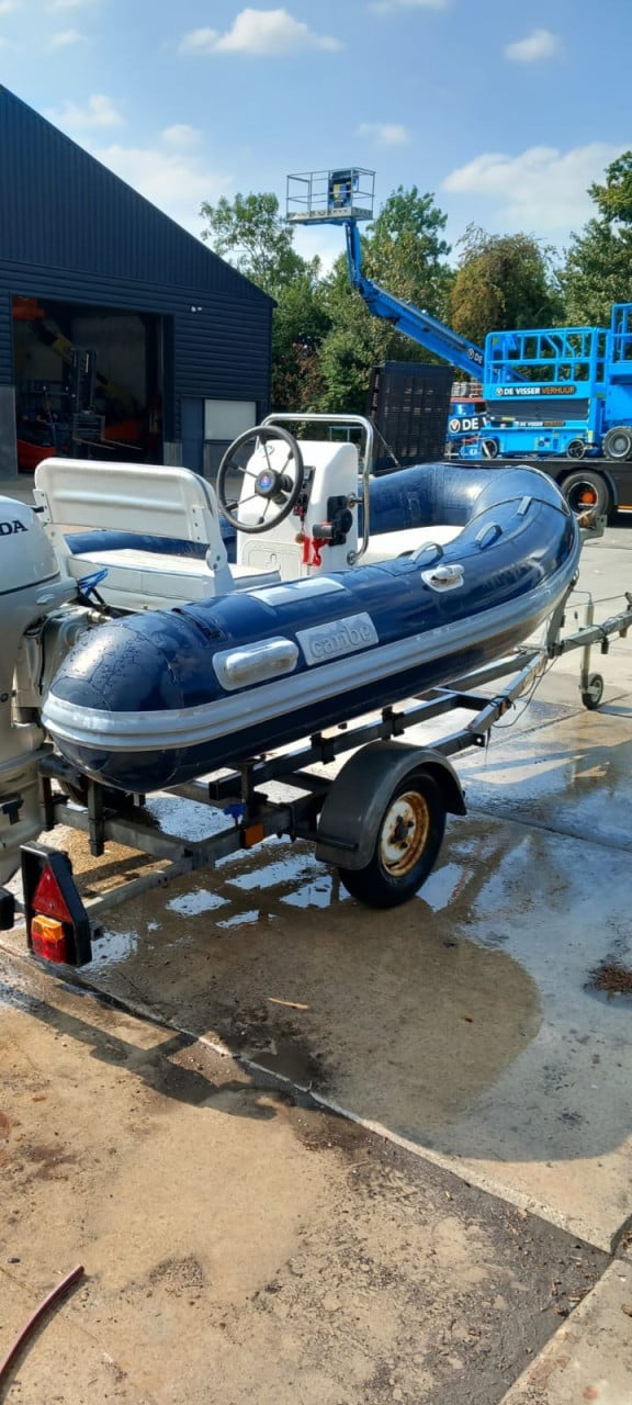 Rib 290 met honda 20pk en trailer