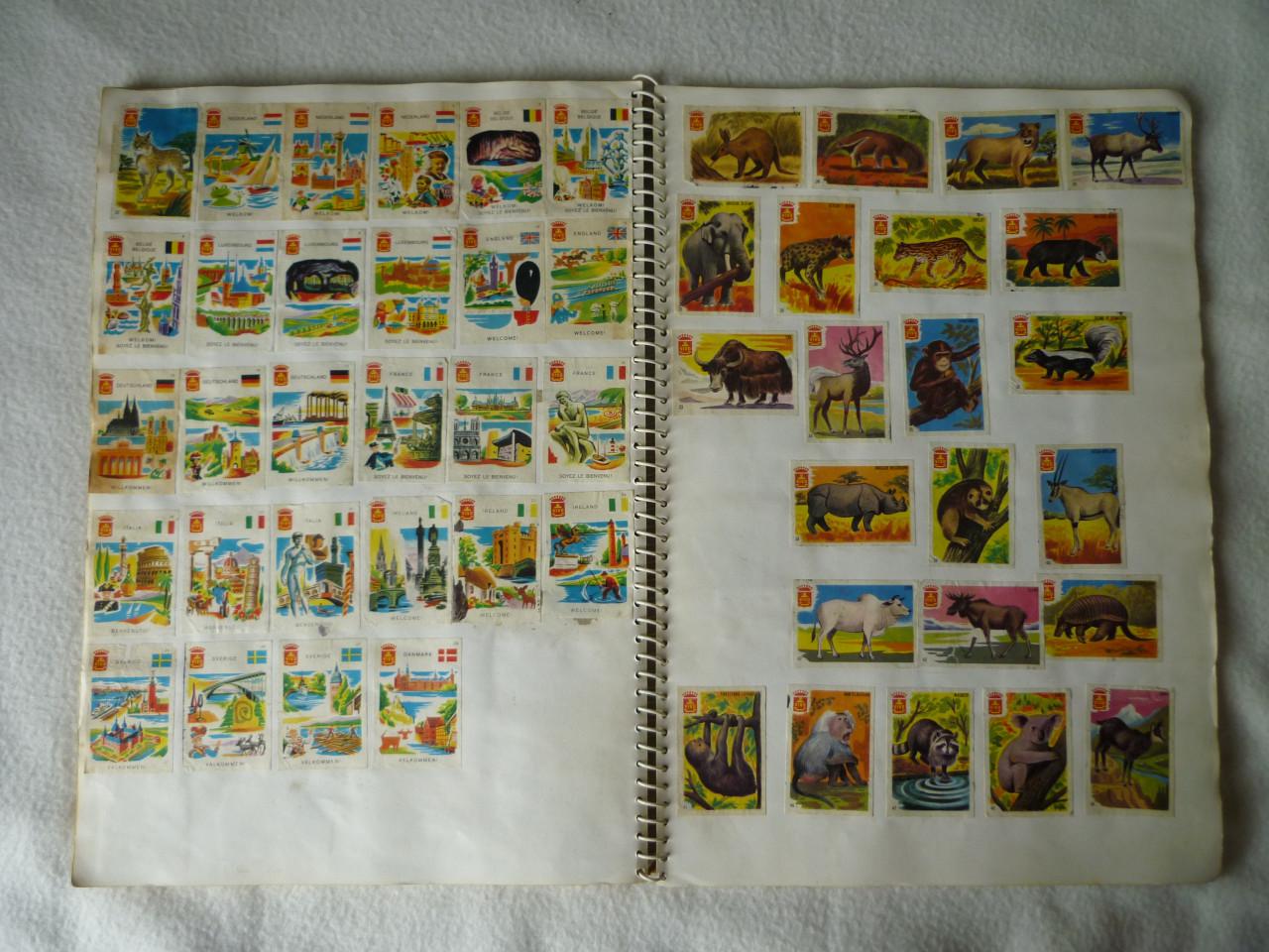 Flinke verzameling vintage plaatjes van lucifer doosjes