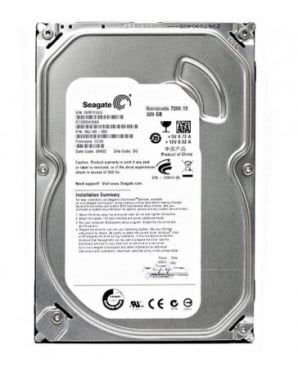 SEAGATE 320GB 7200RPM 3.5INCH SATA hard disk drive.