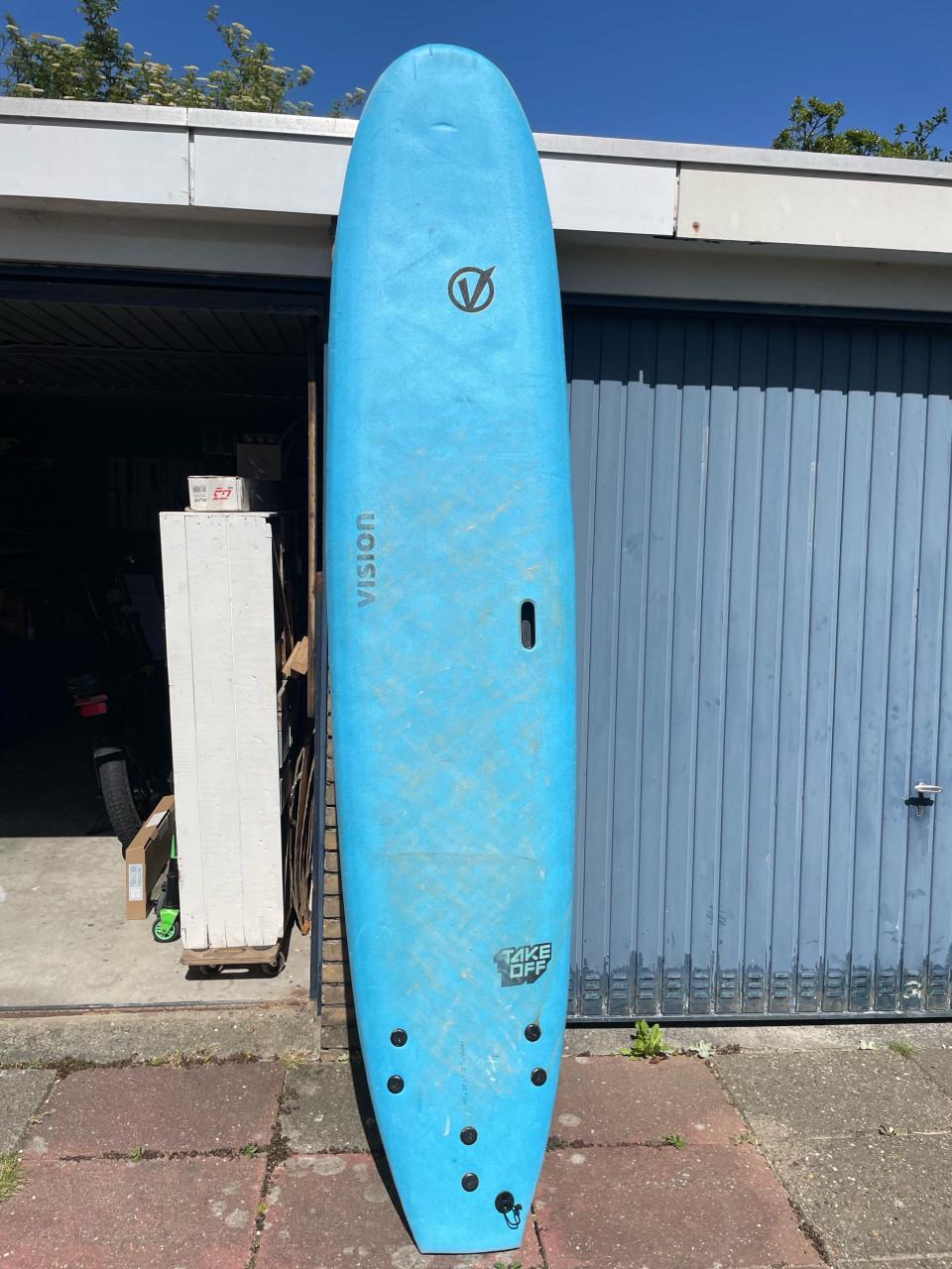Softtop surfboard 9.0 van Vision