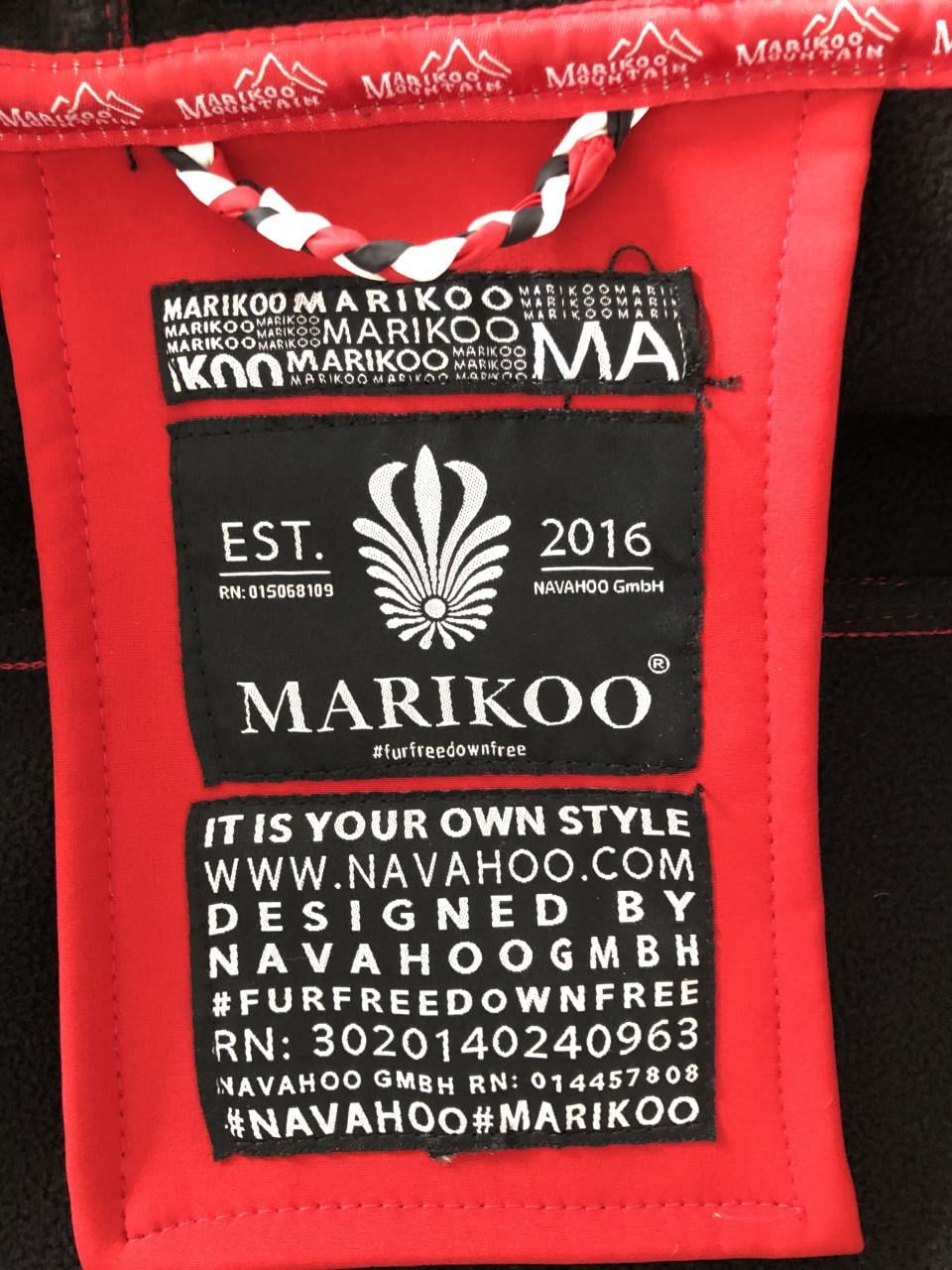 Rode parka maat 46