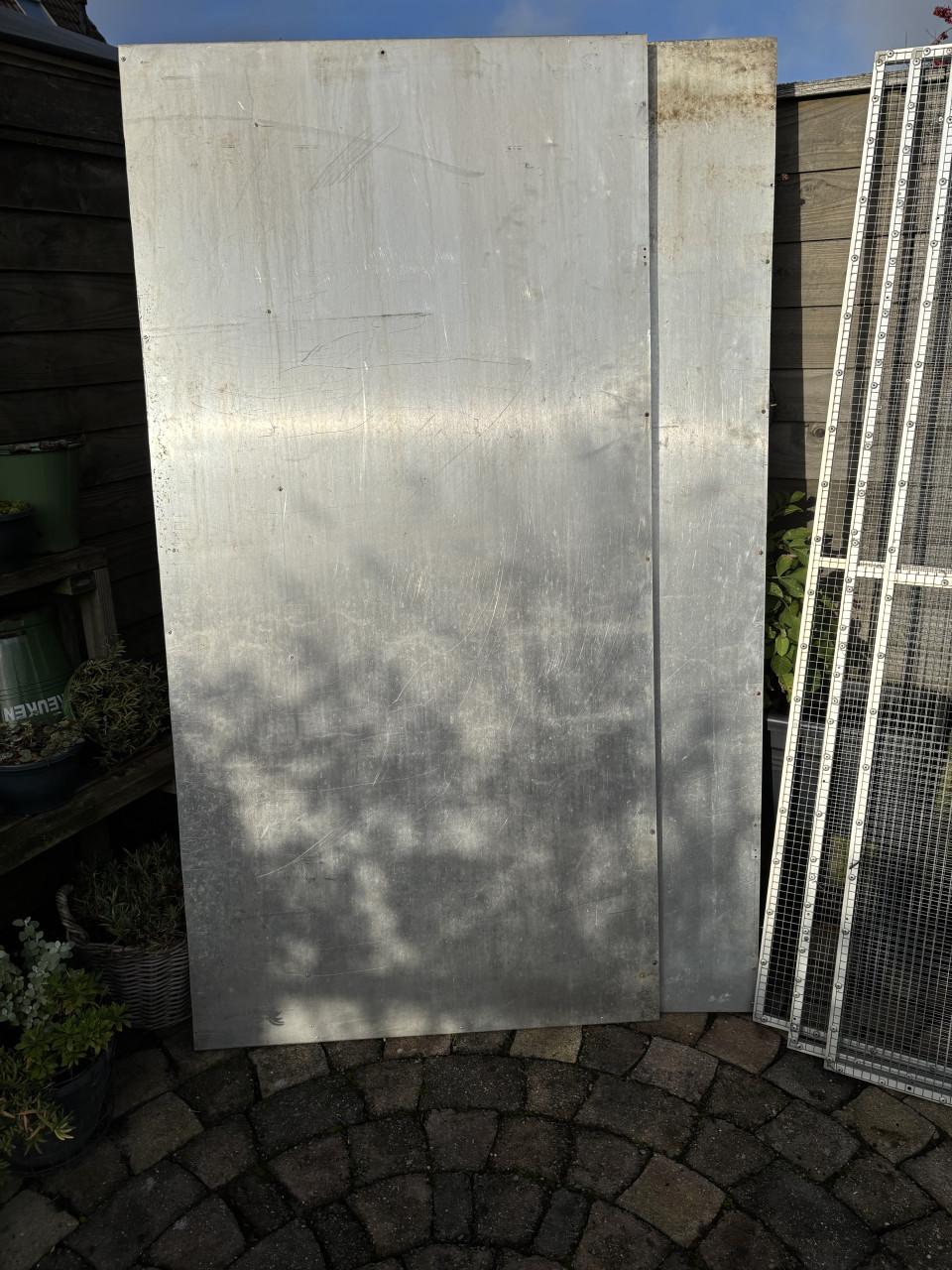 Voliere panelen aluminium met gaas  (gereserveerd)