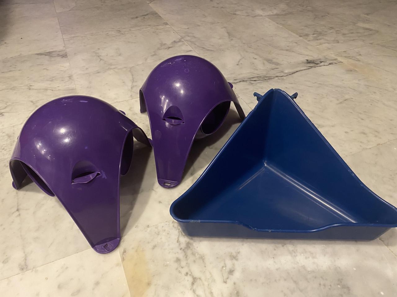 Te koop: Rattenkooi (ferplast Jenna) inclusief accessoires