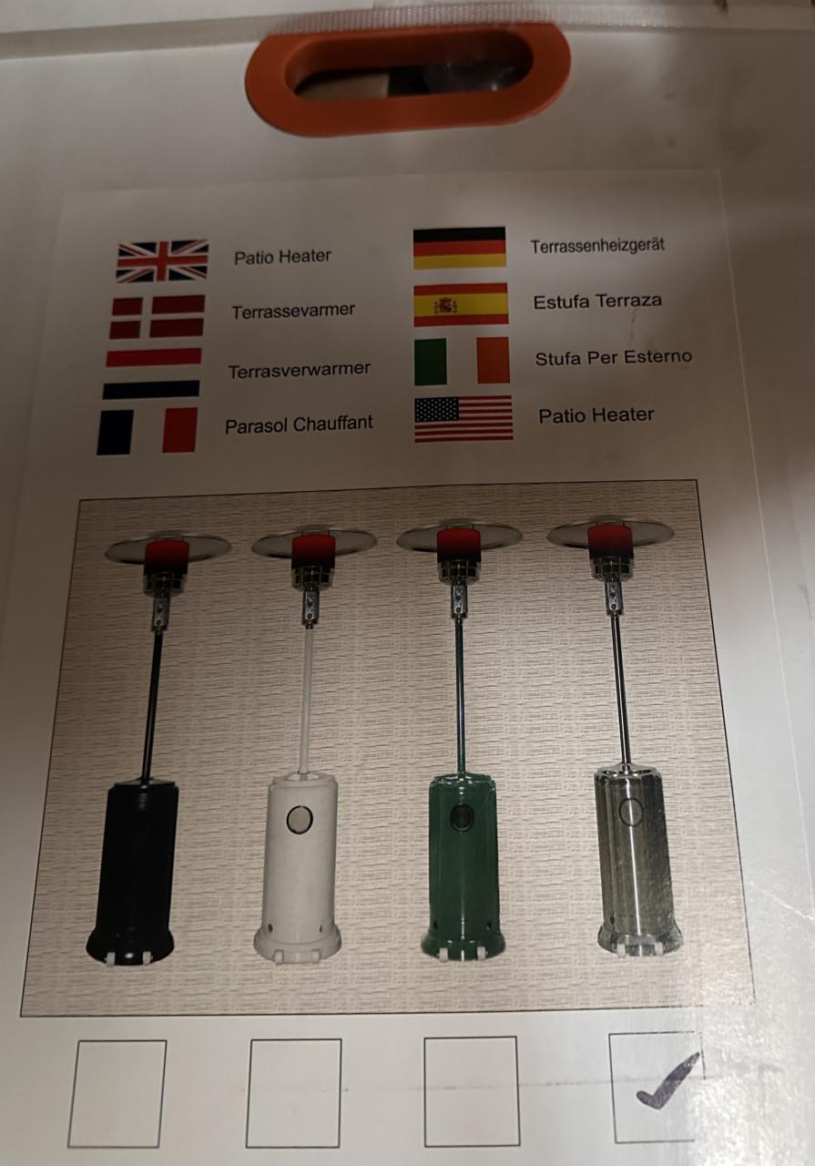 Terrasverwarmer Boretti