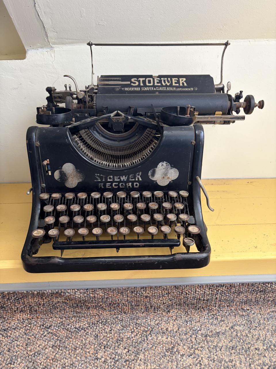 Antieke schrijfmachine