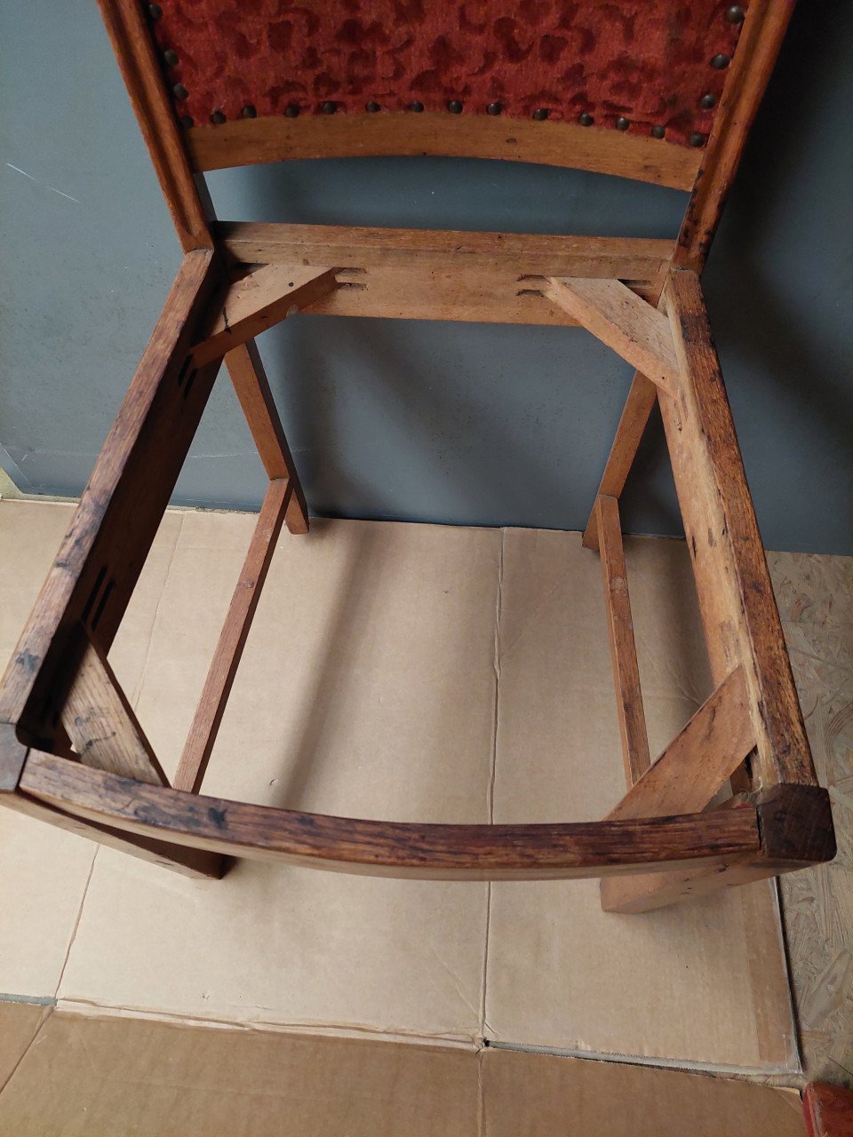 Ouderwetse eetstoelen