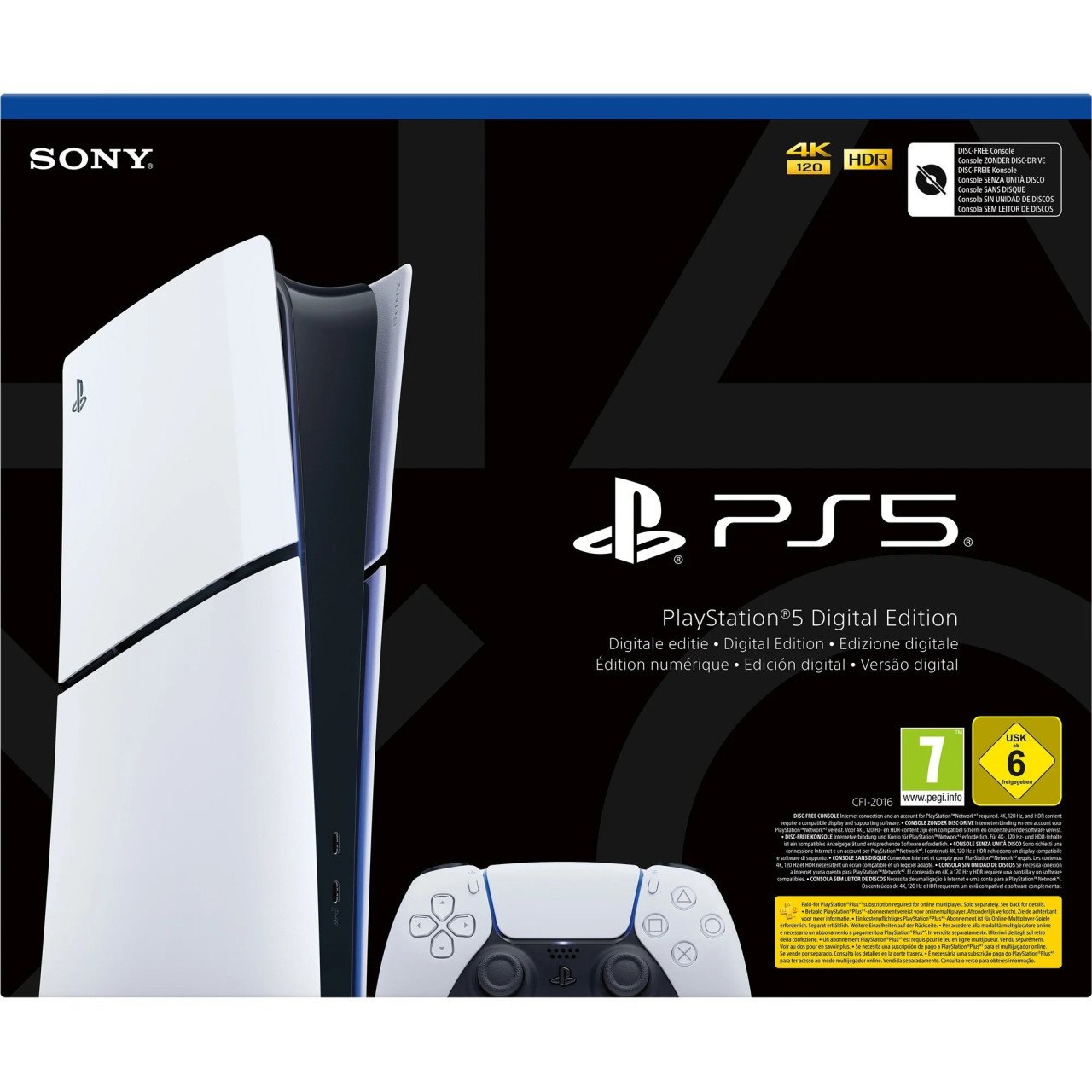 PlayStation 5 Slim Digital Edition (nieuw in ongeopende doos)