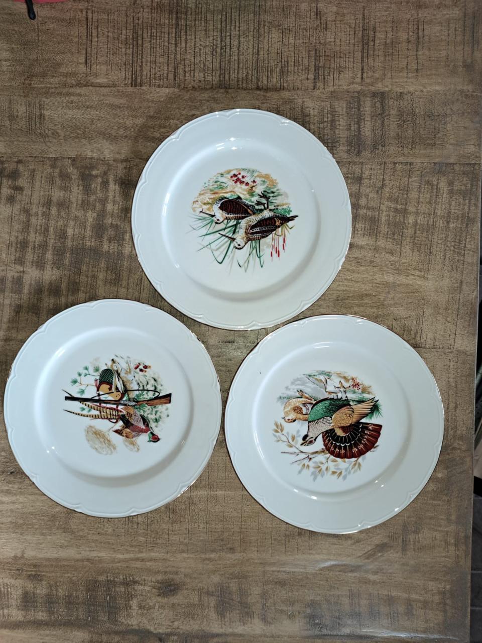 6 Vintage borden Aloya porselein