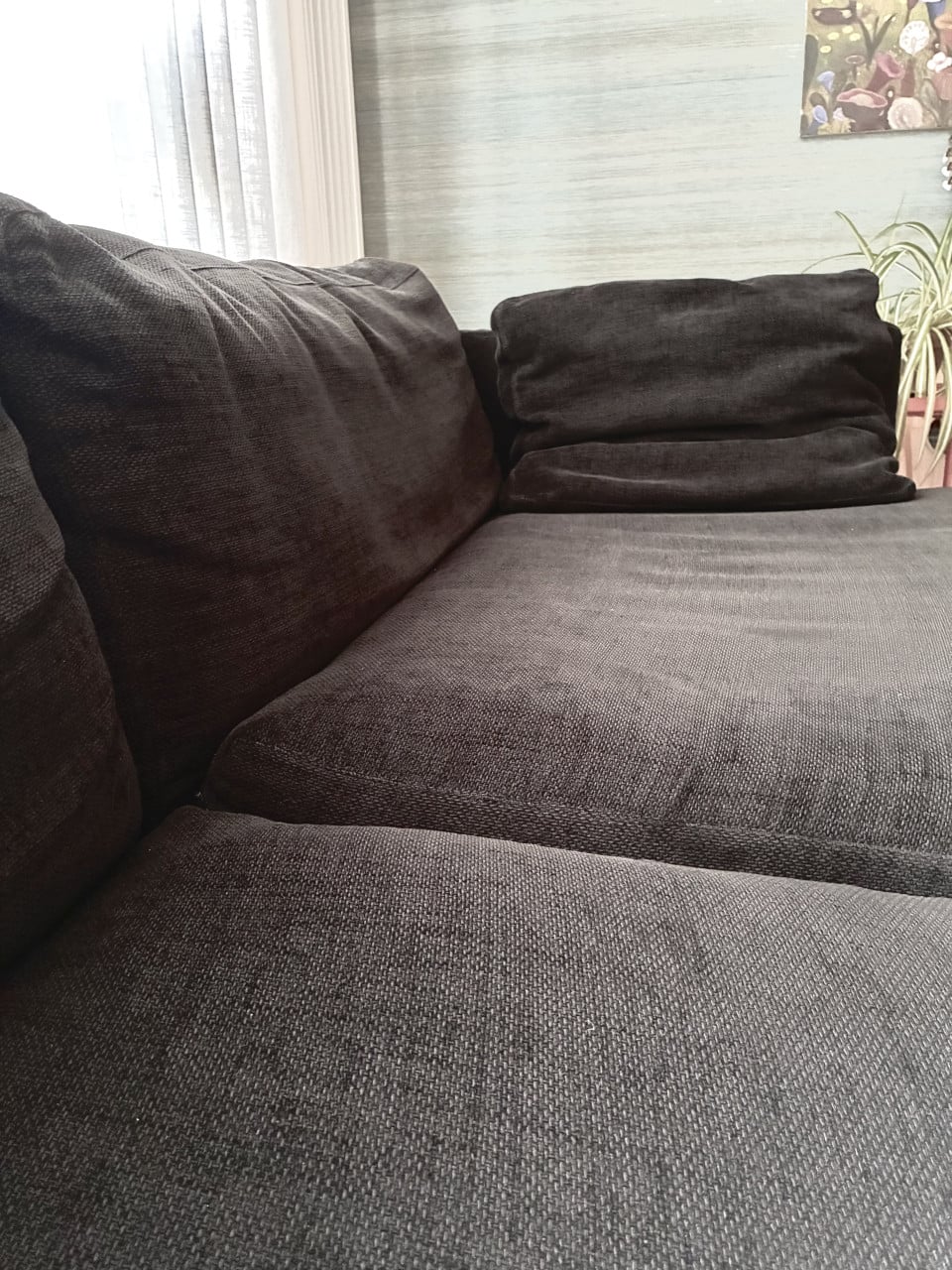 Gratis zwarte stoffen 3,5-4 zits bank