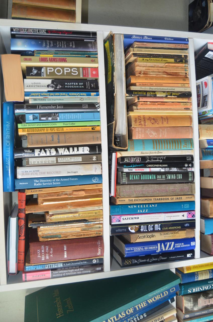 Enorme collectie Jazz boeken (oude stijl New Orleans)