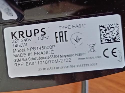 Krups EA8110 volautomatische espressomachine