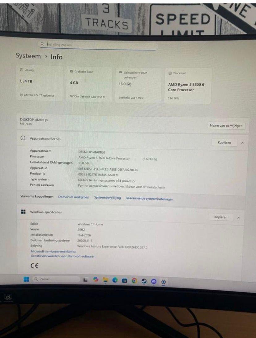 Ryzen 5 Gamepc set compleet