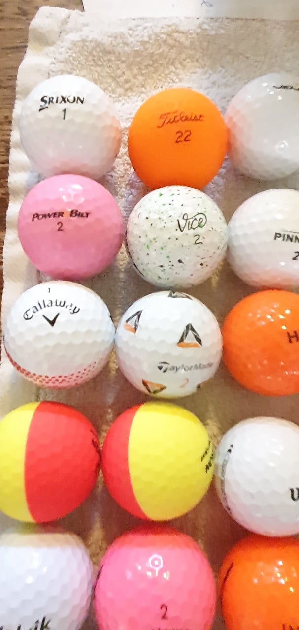Golfballen mix