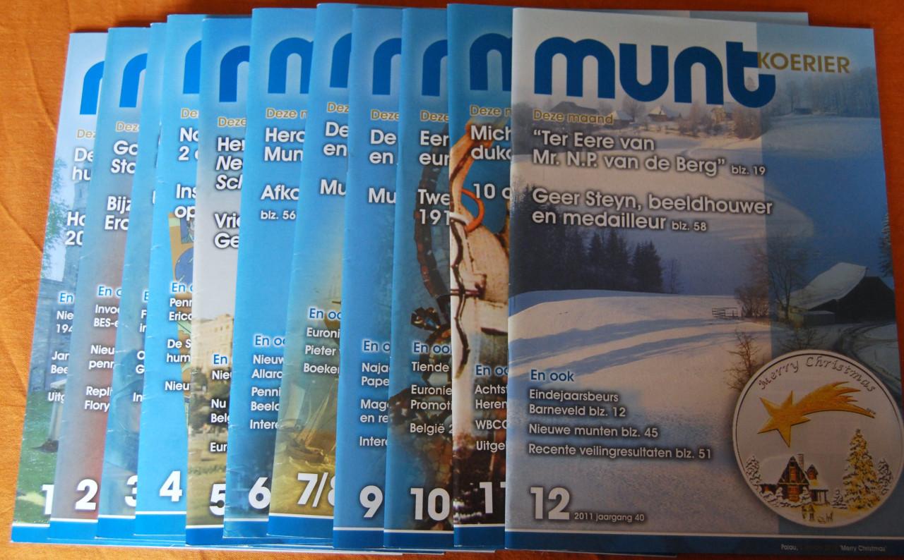 Muntkoerier jaargangen 2008 t/m 2016