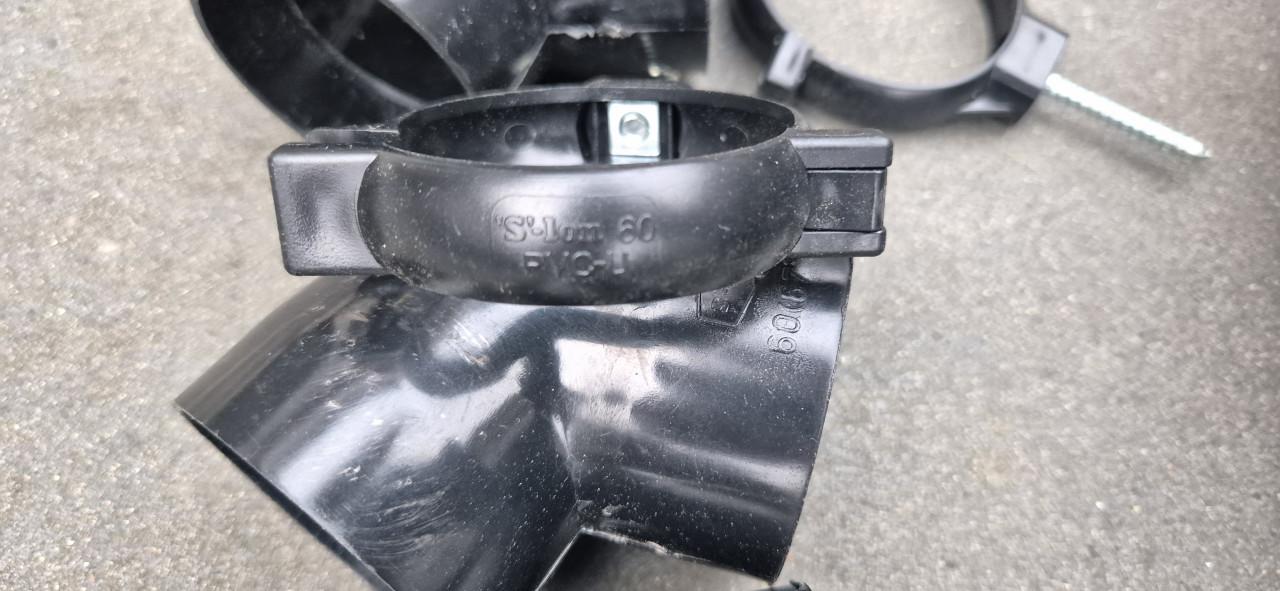 Pvc dakgoot bochten onderdelen