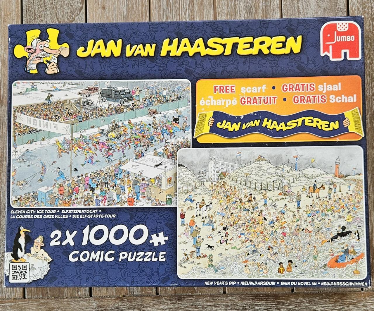 Jan van haasteren puzzels en 1 wasgij puzzel