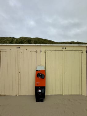 Kiteboard RRD 137x41, inclusief bijbehorende voetbinding