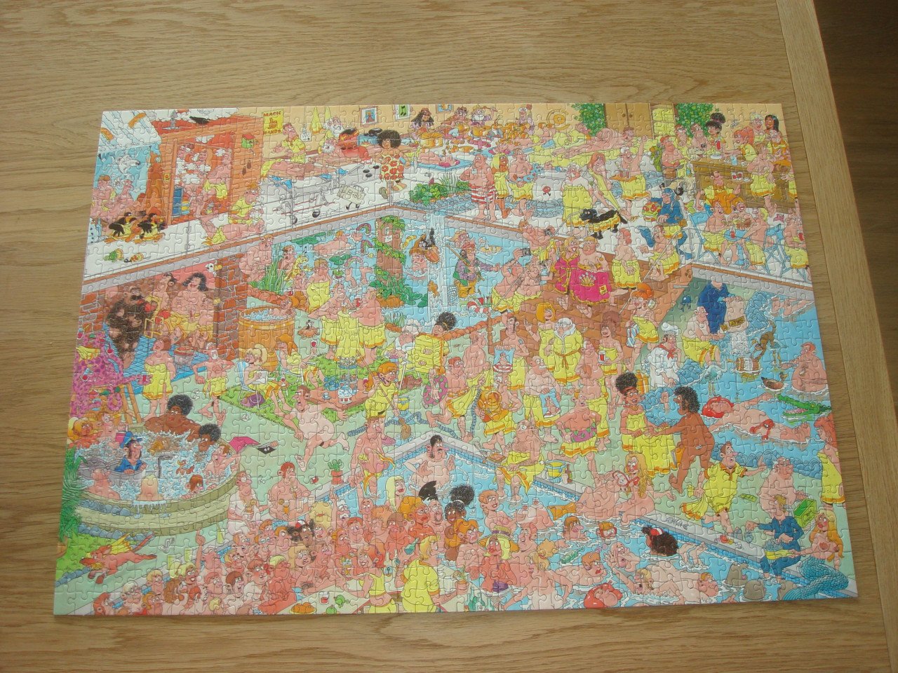 Te koop Complete jan van haasteren puzzel Op hete kolen 1000 stukjes