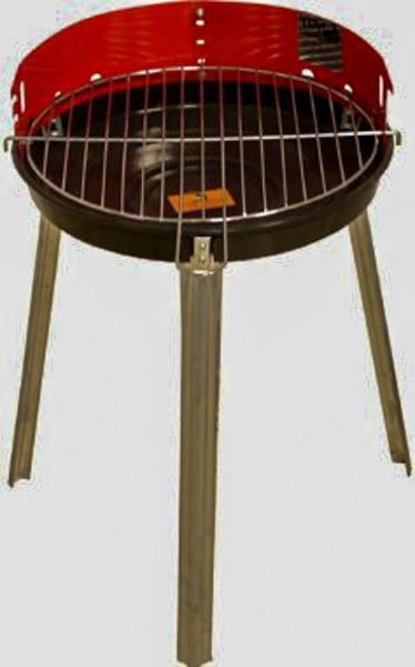 Kleine houtskool barbeque, nieuw in doos. ø 49, 1,7 kg.