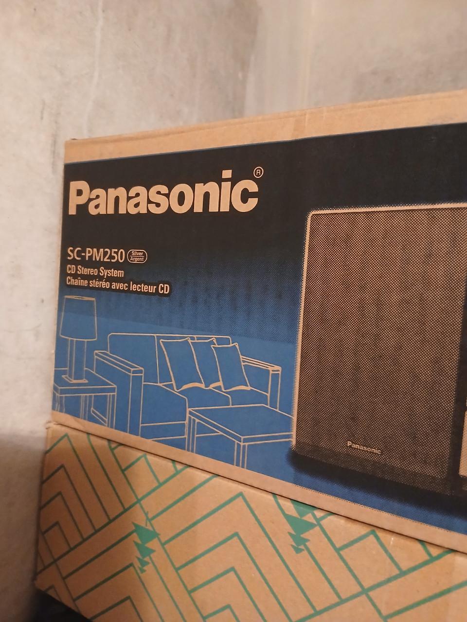 Nieuw set radio cd boxen panasonic.