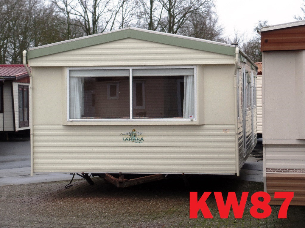 Diverse modellen ATLAS stacaravans met 2 of 3 slaapkamers tot 8 personen