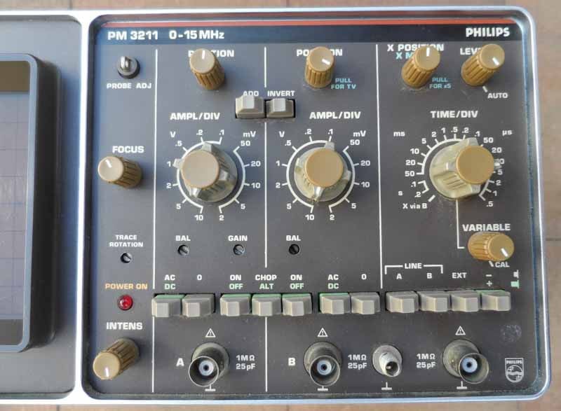 15MHz Dual-Channel Oscilloscoop PM3211