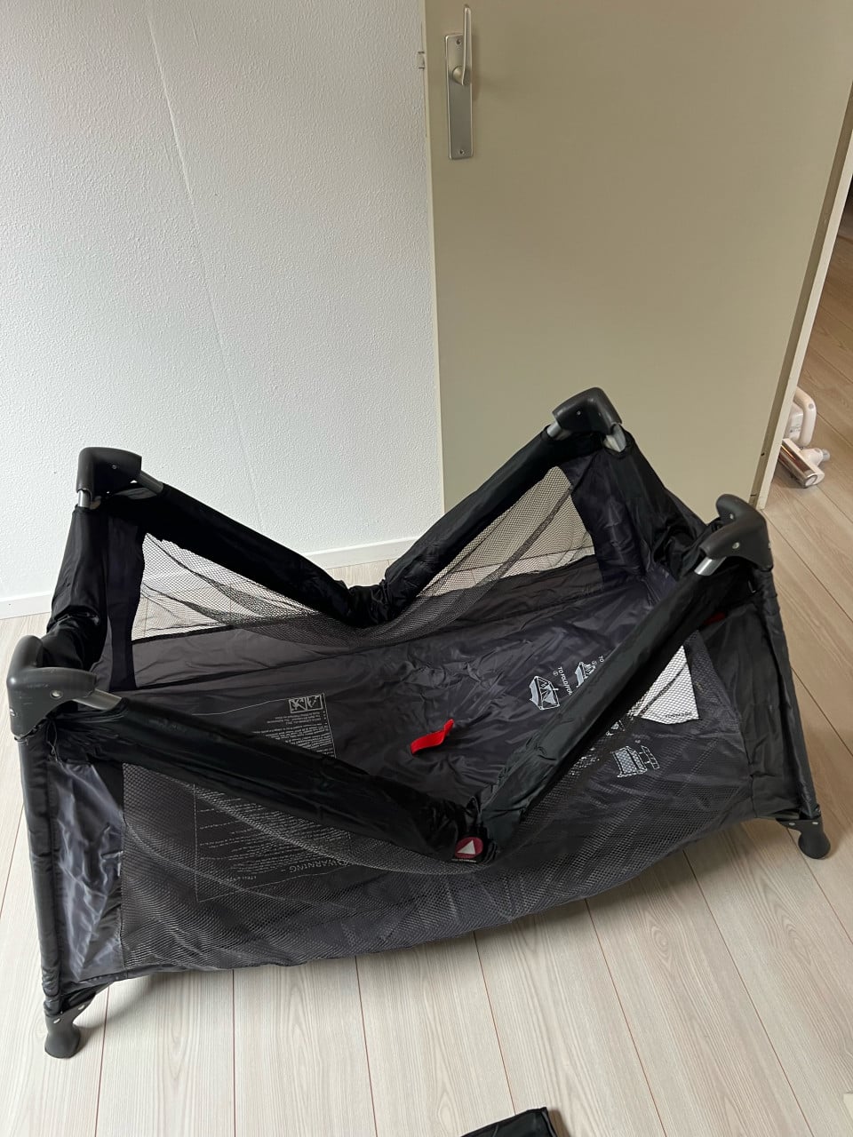 Topmark Campingbedje / Reisbedje Zwart – inclusief draagtas