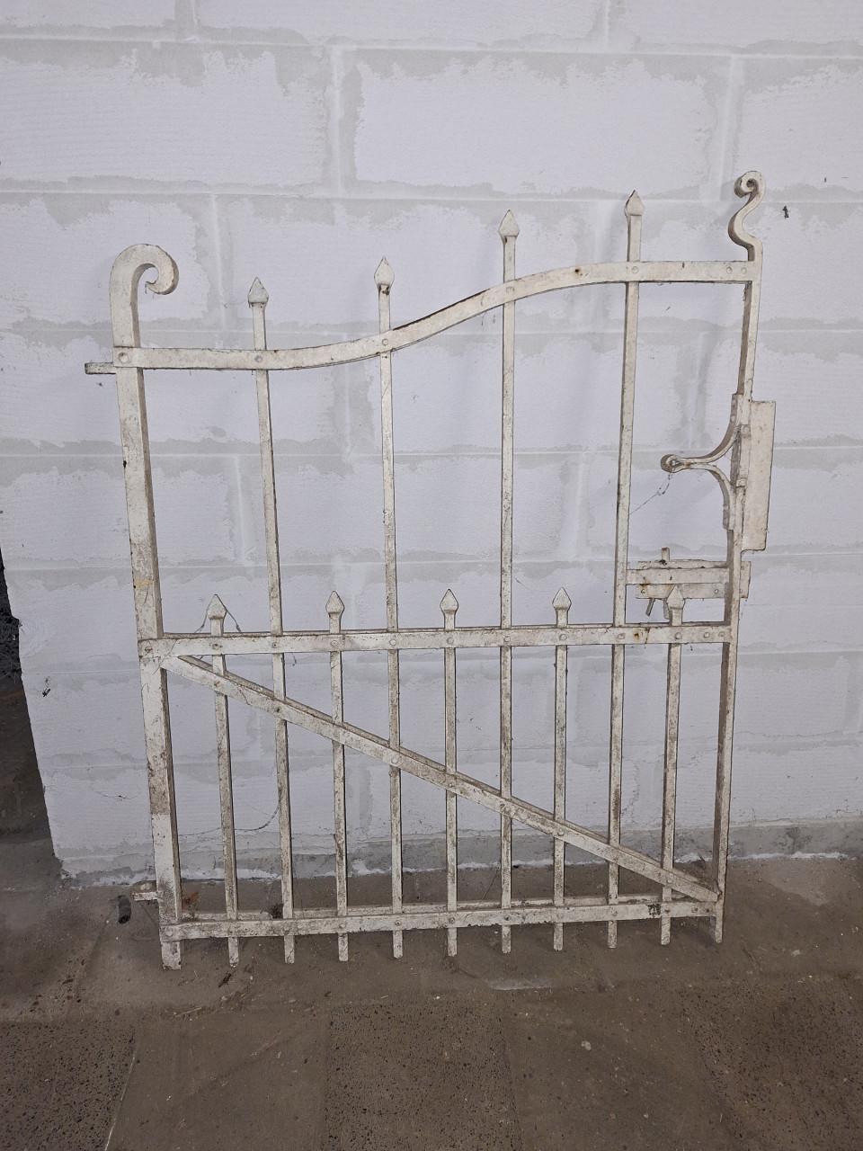 Zwaar ijzeren tuin hek/poort