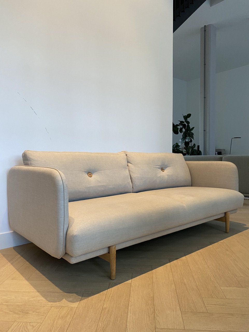 2,5 zits designbank Wendelbo zandkleur