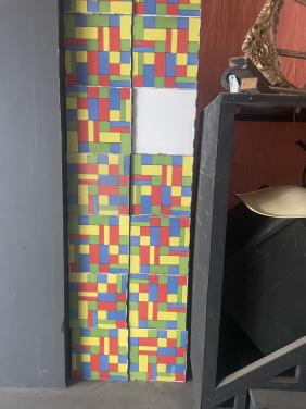 Kartonnen "blokkendoos"