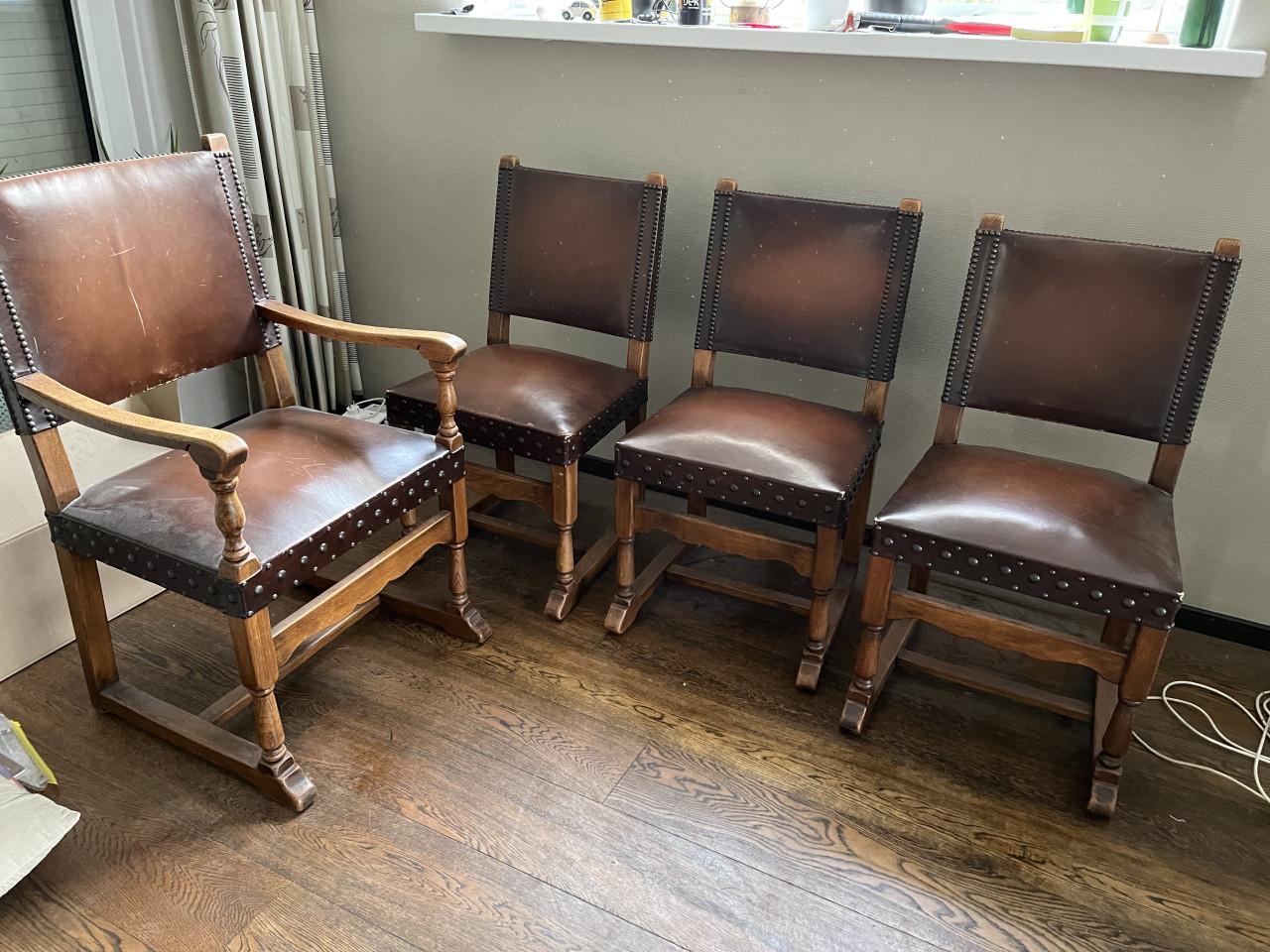 Antieke Castle stoelen