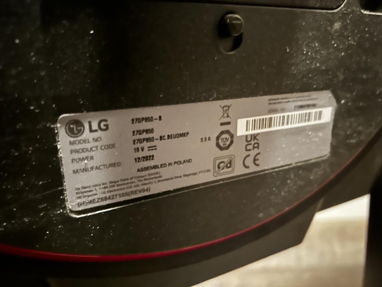 LG scherm