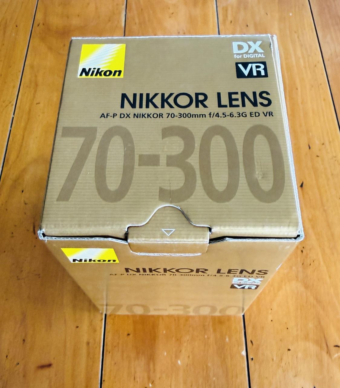 Nikon zoomlens: Nikkor AF-P DX 70-300mm f/4.5-6.3G ED VR
