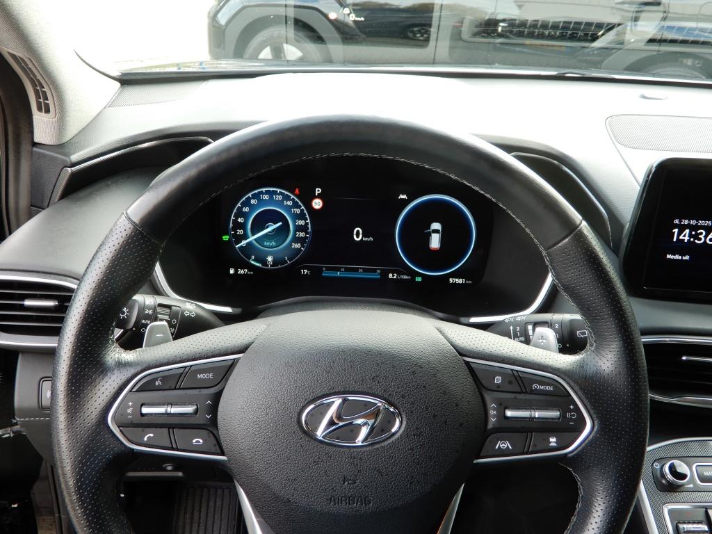 Hyundai Santa Fe 1.6 t-gdi hev premium | trekhaak 1650kg! | leder | elek. k