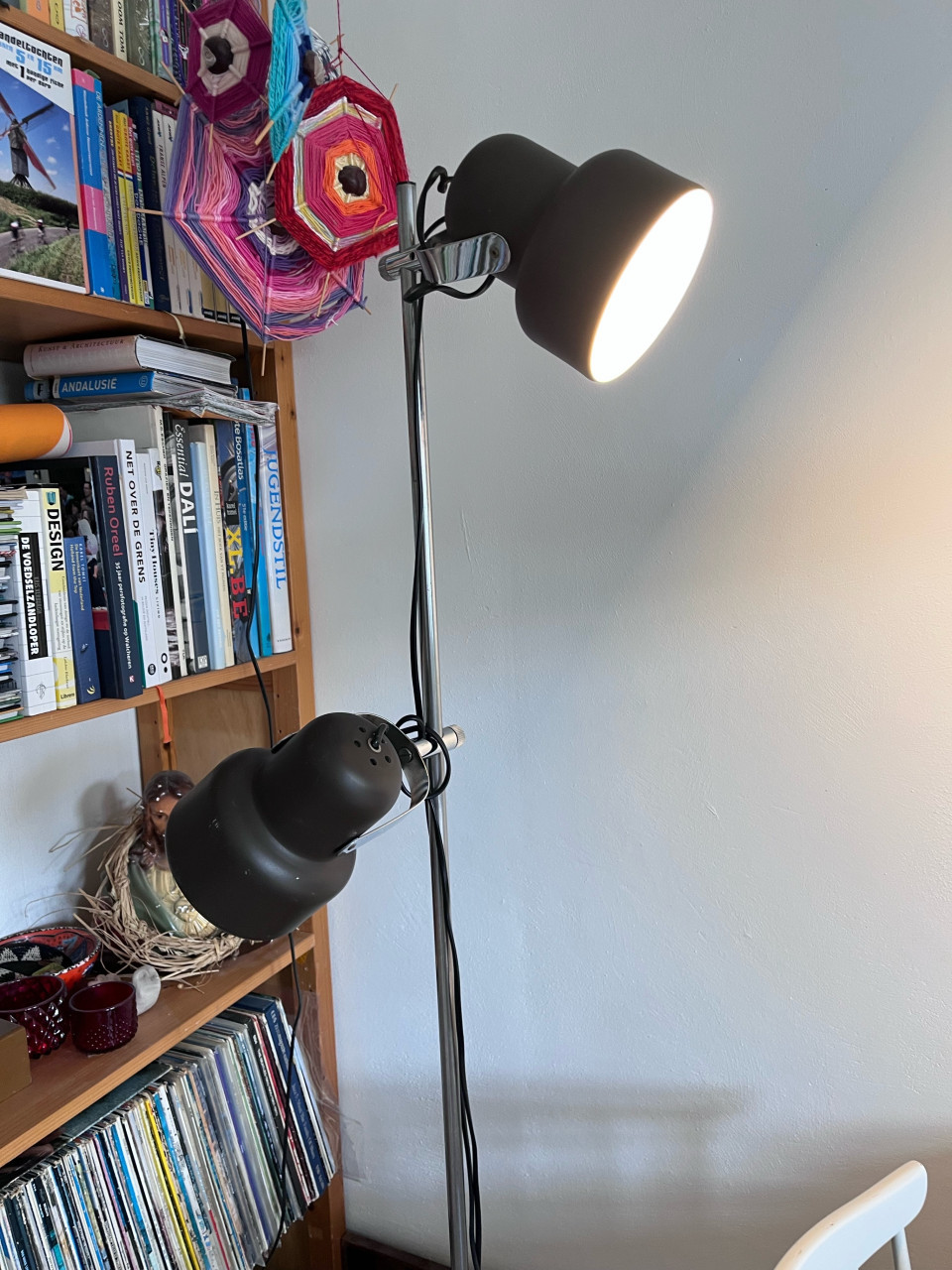 Leuke vintage staande lamp vloerlamp