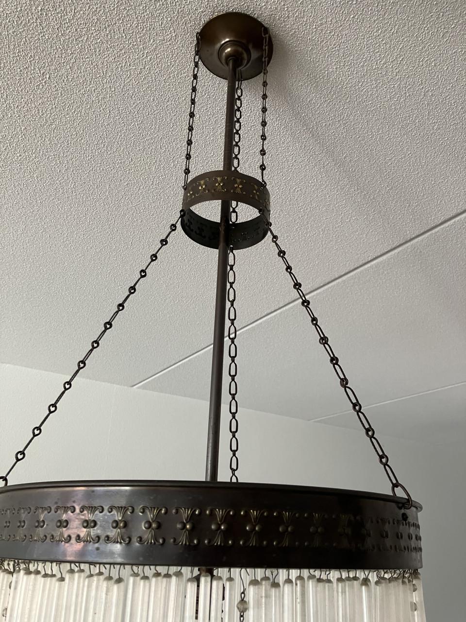 Hanglamp jaren Art-Deco  ’20 UNIEK