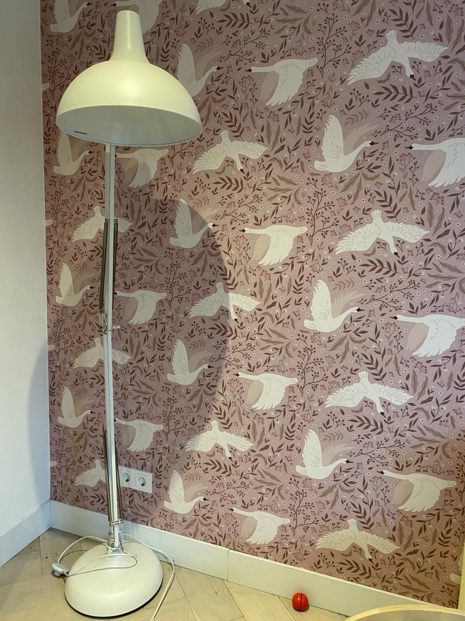 Verstelbare lamp – wit – vintage look