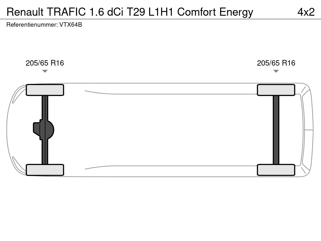 Renault Trafic 1.6 dci t29 l1h1 comfort energy