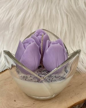 Luxe kaars in glas 🎁 tip