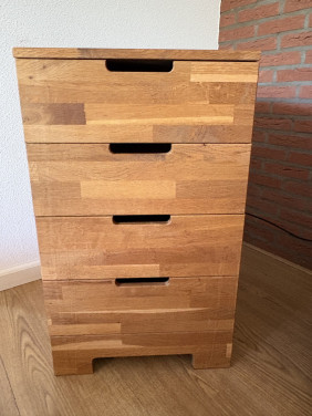 Houten ladenkast