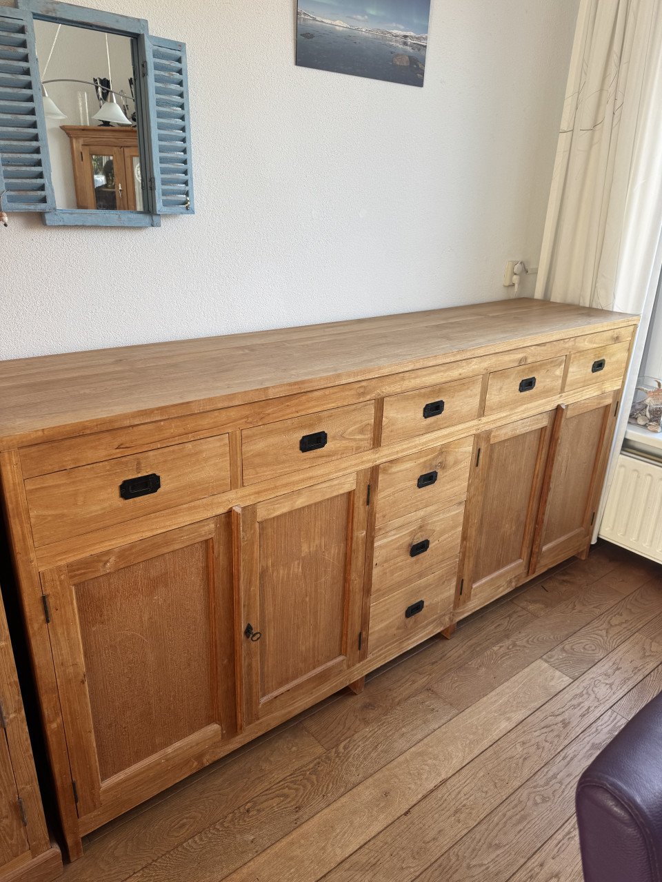 Massief houten dressoir