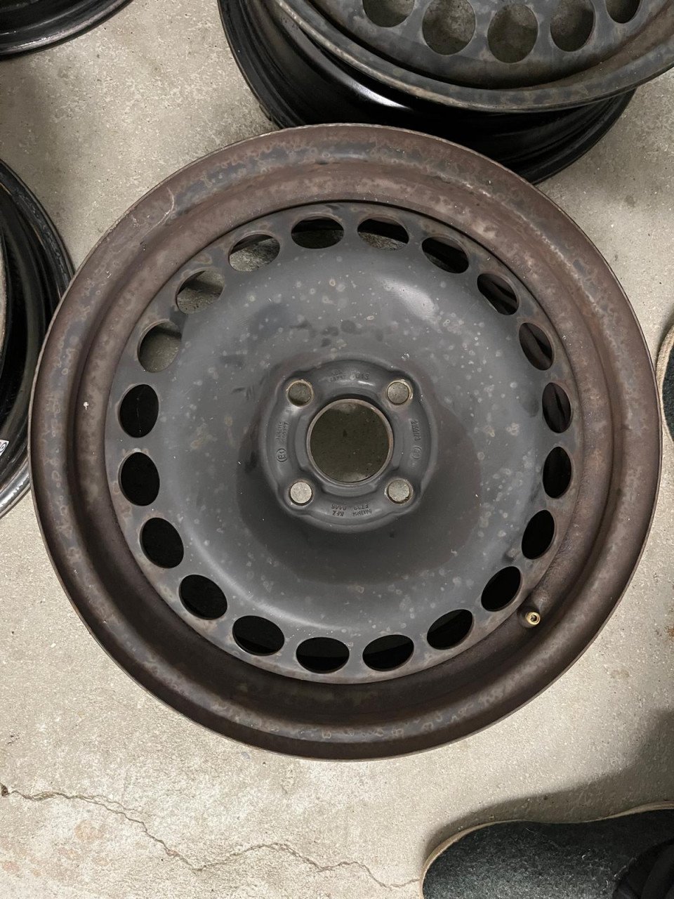 Opel stalen velgen