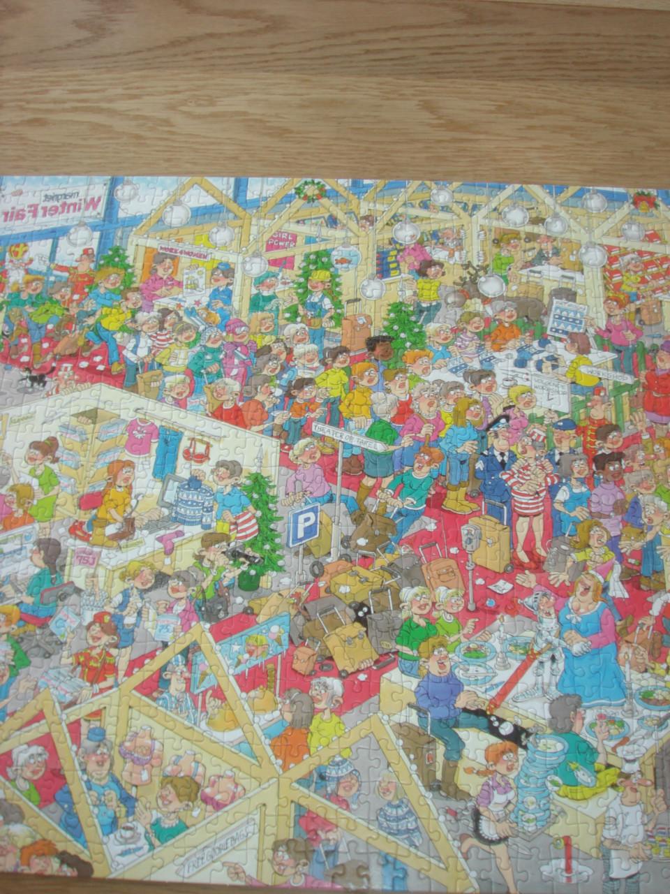 Te koop Complete Jan van Haasteren puzzel The winter fair 1000 stukjes