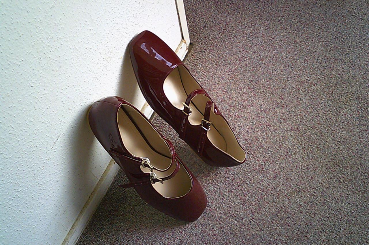 VINTAGE lederen ballerina in TOP conditie ... maat 39