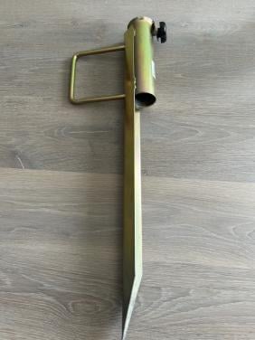 Parasolvoet metaal 45 cm