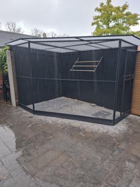 Voliere/verblijven aluminium