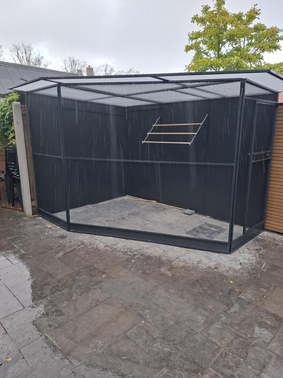 Voliere/verblijven aluminium